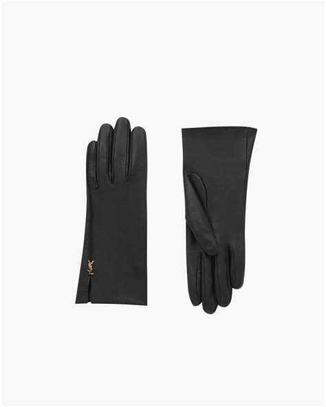 ysl mens gloves|CASSANDRE gloves in leather .